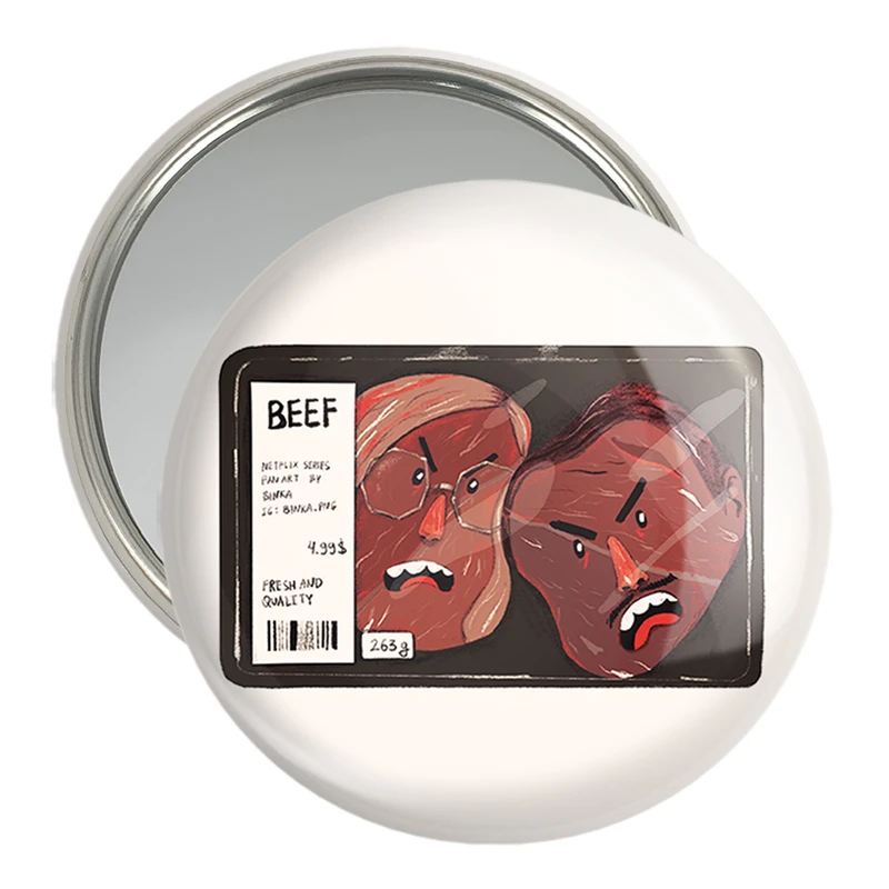 آینه جیبی خندالو مدل سریال بیف Beef کد 29992