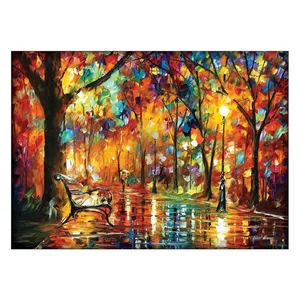 Wensoni Leonid Afremov Colorful Nights Chassis Size 50 x 70 Cm