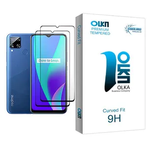 Cooling Olka Glass MIX002 Screen Protector For Realme C15 Pack Of 2