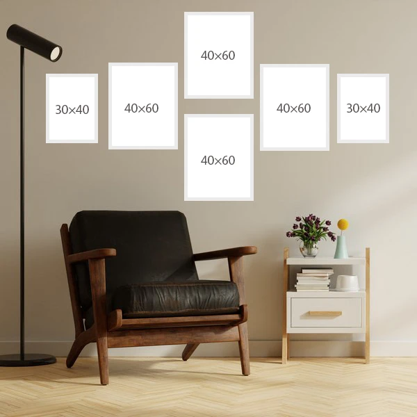 قاب عکس بکلیت مدل 215T مجموعه شش عددی 