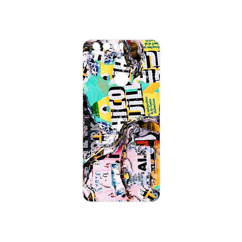 برچسب پوششی ماهوت مدل Collage of Teared Paper مناسب برای گوشی موبایل آنر 8