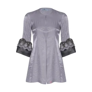 مانتو دخترانه رویال مدل شیدا کد 803 رنگ طوسی
