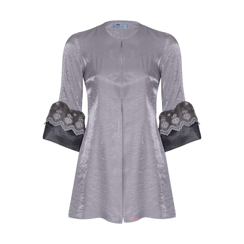 مانتو دخترانه رویال مدل شیدا کد 803 رنگ طوسی