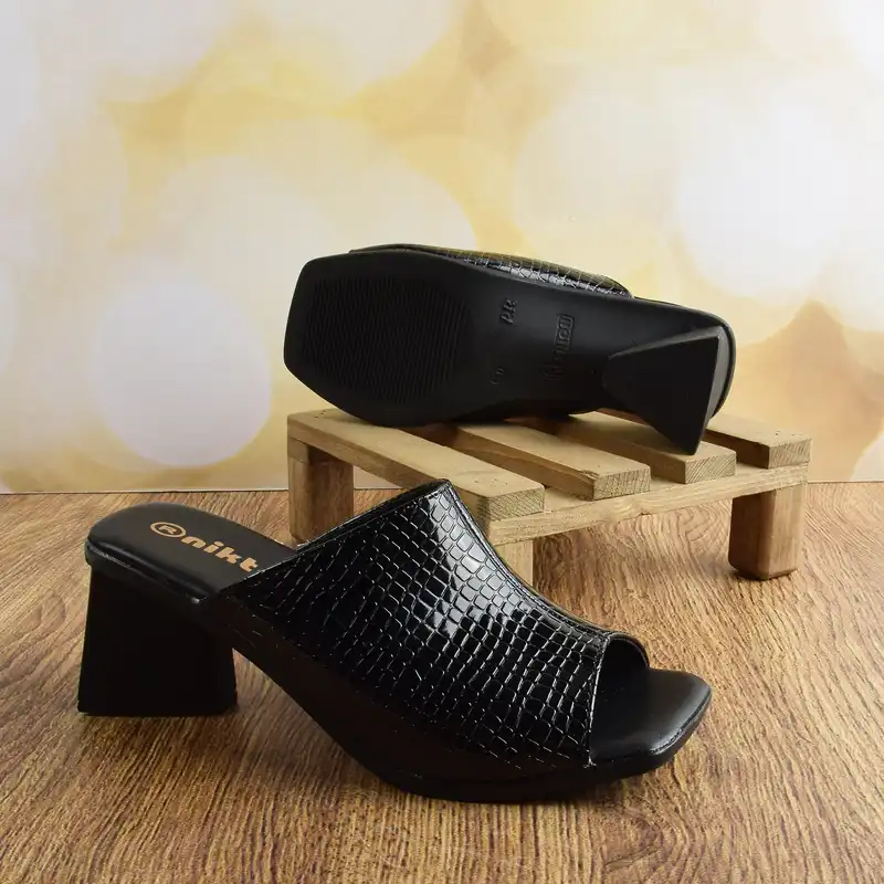 صندل زنانه نیکتا مدل پوست ماری کد BK.SNK.2878