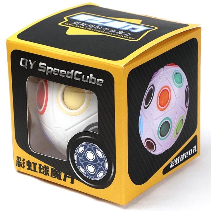 مکعب روبیک چی ای مدل توپ رنگین کمانی کای وای QY RainBow Ball