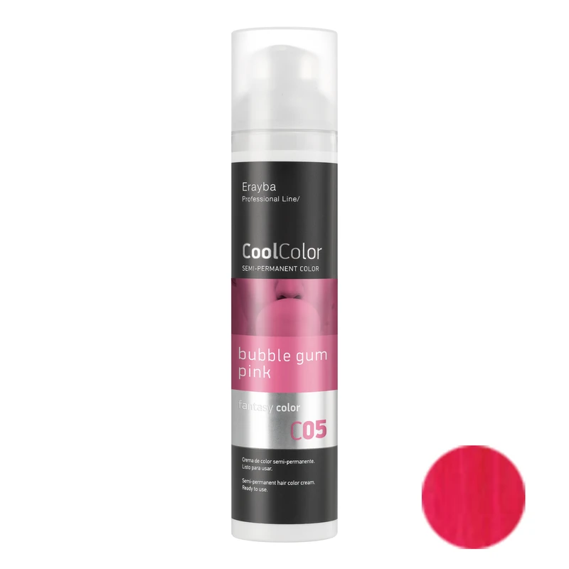 کرم رنگ مو ارایبا شماره c05 حجم 100 میلی لیتر رنگ صورتی آدامسی