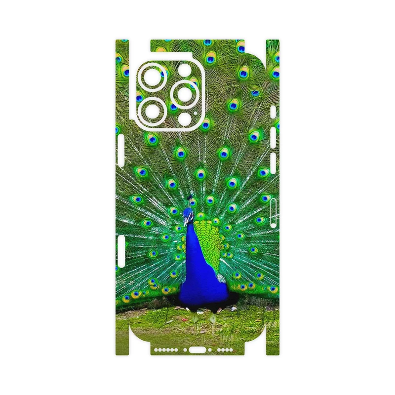 برچسب پوششی ماهوت مدل Peacock-FullSkin مناسب برای گوشی موبایل اپل iPhone 16 Pro Max