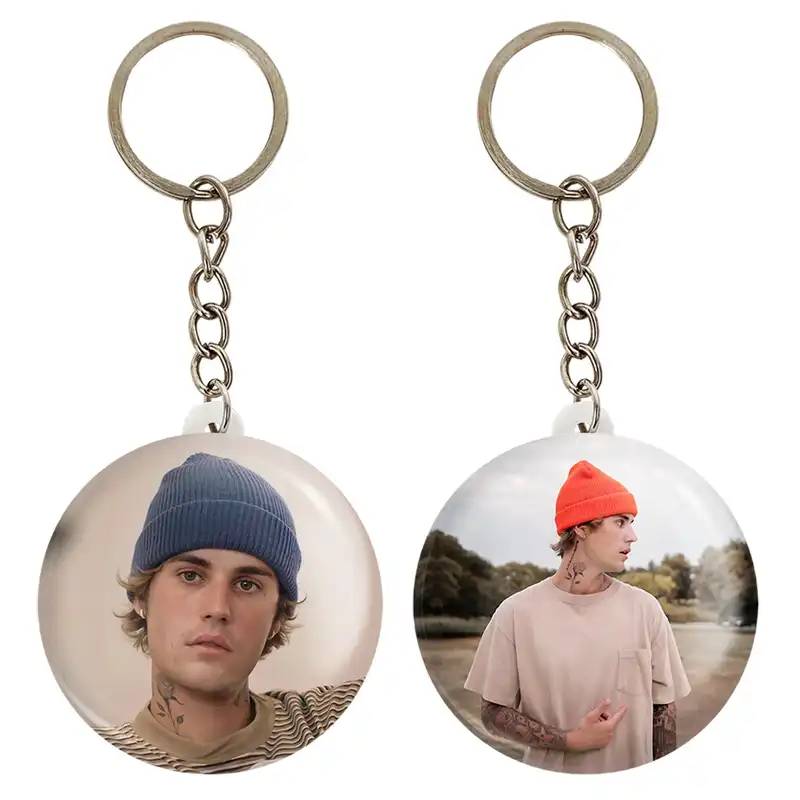 جاکلیدی خندالو مدل جاستین بیبر کد 1902219017 مجموعه 2 عددی