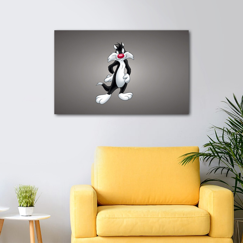 تابلو شاسی عرش مدل فانتزی انیمیشن توییتی و سیلوستر کد As4095