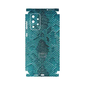 MAHOOT Blue Snake Skin-FullSkin Cover Sticker for Samsung Galaxy A73 5G