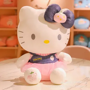  عروسک طرح گربه کیتی مدل hllokitty ارتفاع 40 سانتی متر