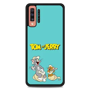 AKAM AMC-WSGA70-TOM & JERRY3 Cover For Samsung Galaxy A70