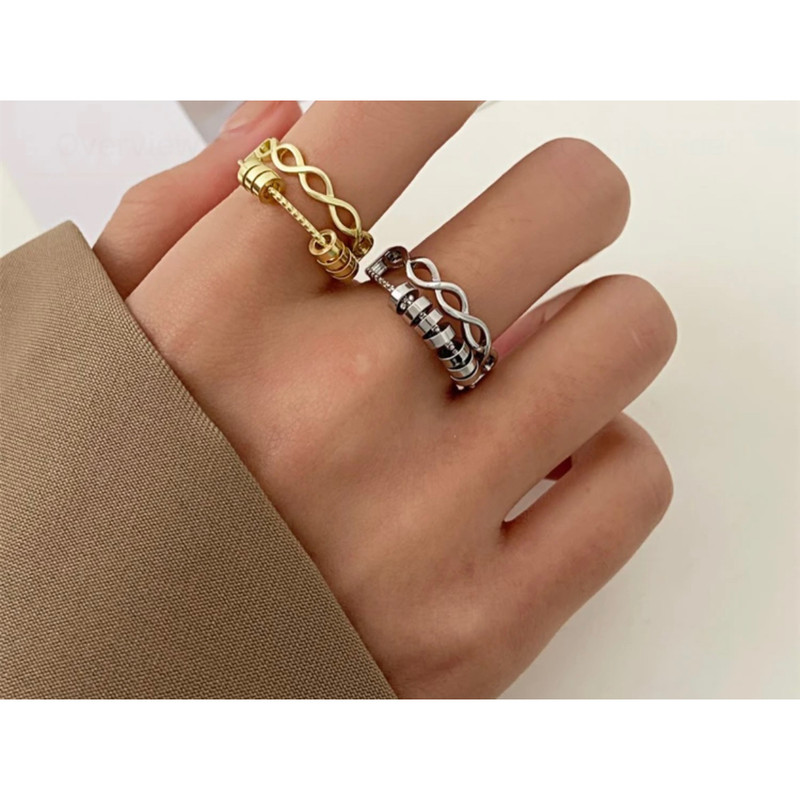 انگشتر دخترانه مدل زنجیری H