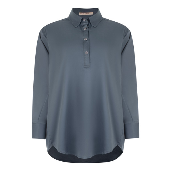 بلوز آستین بلند زنانه پاتن جامه مدل جلوبسته 102231030140842 نخی