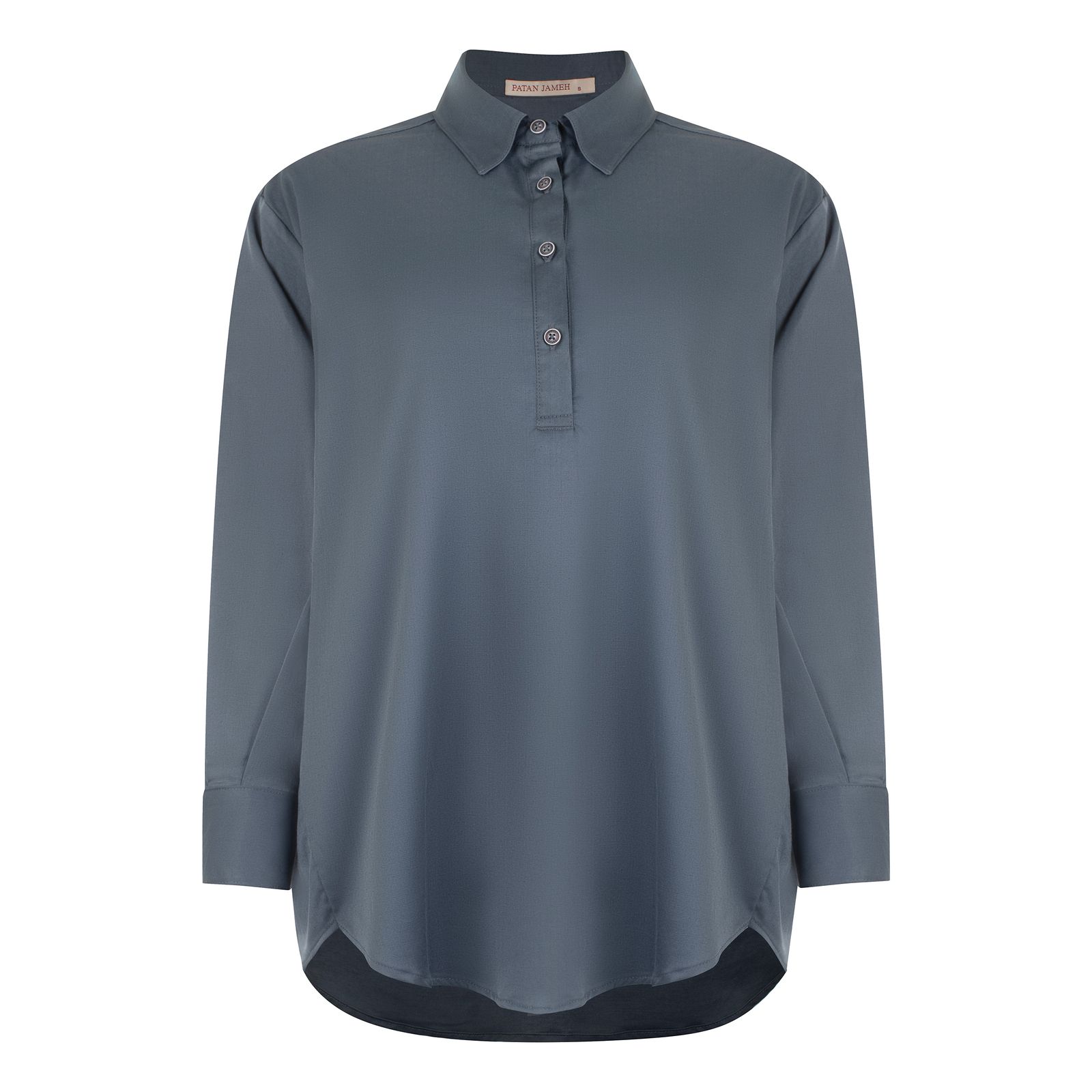 بلوز آستین بلند زنانه پاتن جامه مدل جلوبسته 102231030140842 نخی -  - 1