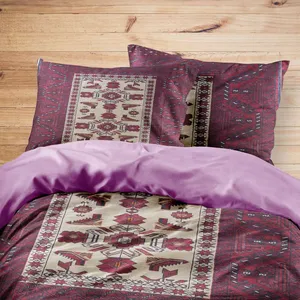 سرویس روتختی مدوپد طرح قالیچه بلوچ سراسر مدل C-balouch33 یک نفره 4 تکه