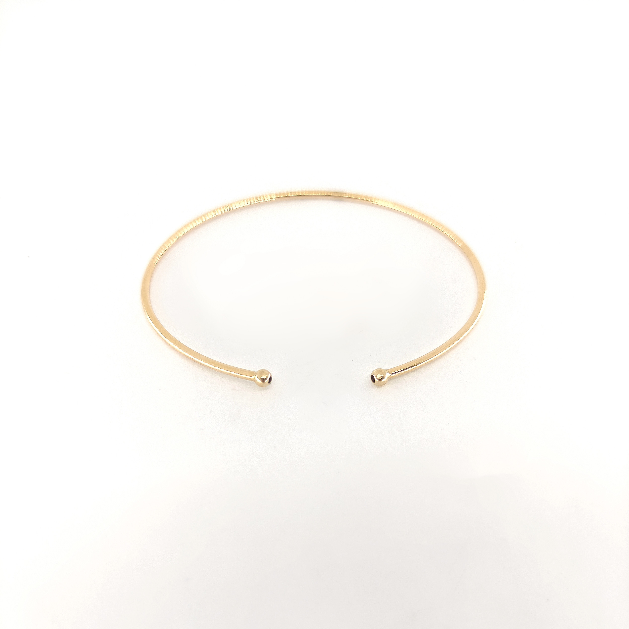 دستبند طلا 18 عیار دخترانه طلا و جواهرسازی افرا مدل 274