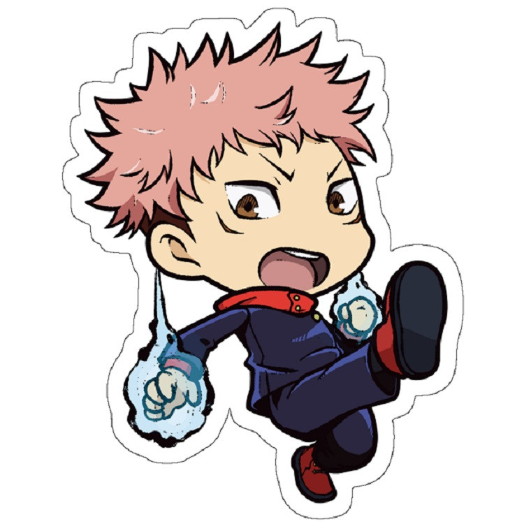 استیکر لپ تاپ مدل Chibi Itadori Jujutsu Kaisen