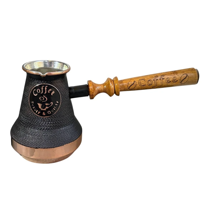 قهوه جوش مسی طرح کافی