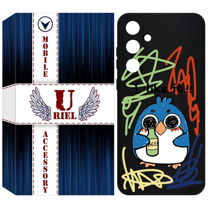 کاور یوریل مدل KSH کد 23 طرح جوجه نقاش مناسب برای گوشی موبایل سامسونگ Galaxy A35