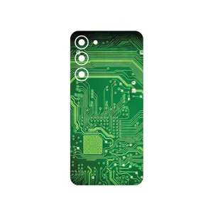 MAHOOT Green_Printed_Circuit_Board Cover Sticker for Samsung Galaxy S23 Plus