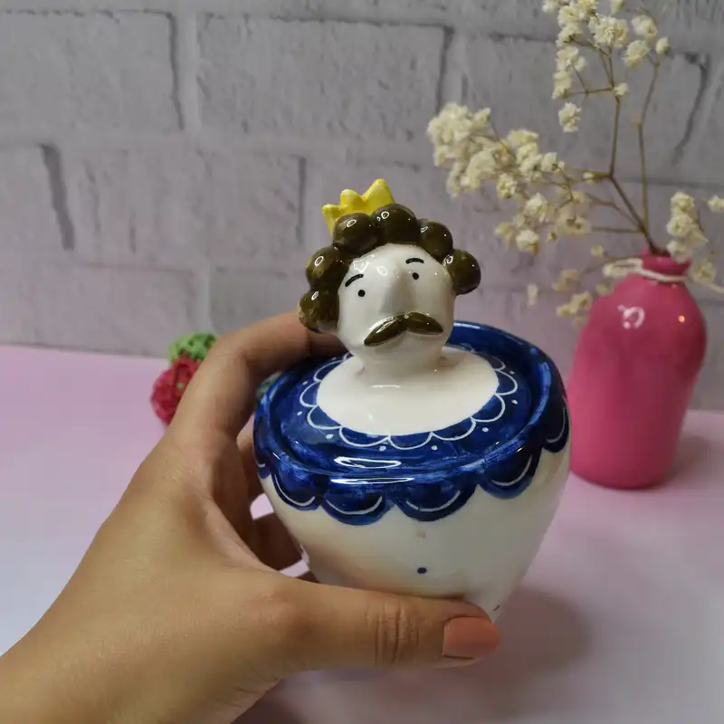 قندان سرامیکی طرح king