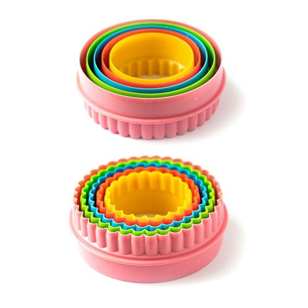 قالب شیرینی به گز مدل گرد بسته 5 عددی