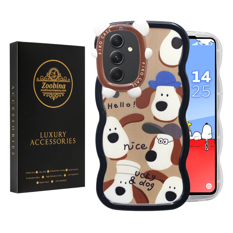 کاور زوبینا مدل Snoopy مناسب برای گوشی موبایل سامسونگ Galaxy A24