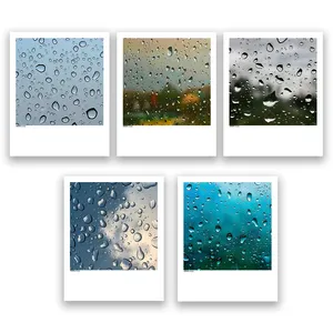 آویز تزیینی عرش مدل فانتزی منظره بارونی کد Asa871 مجموعه پنج عددی