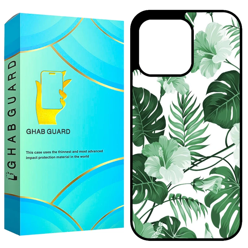  کاور قاب گارد طرح برگ مدل GCHP13P مناسب برای گوشی موبایل اپل iPhone 13 Pro