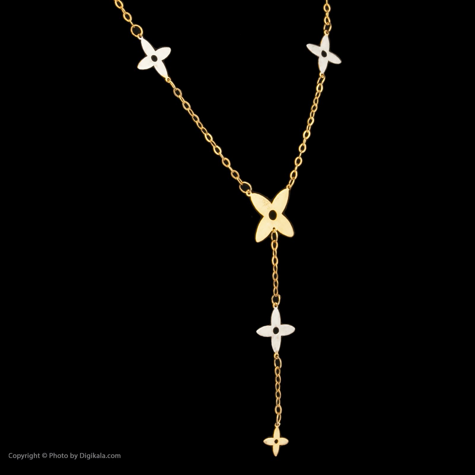 گردنبند طلا 18 عیار زنانه مایا ماهک مدل SM0446 -  - 3