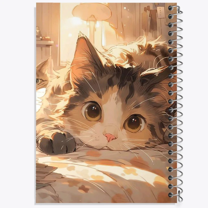 دفتر لیست خرید 50 برگ خندالو طرح گربه کیوت کد N1798