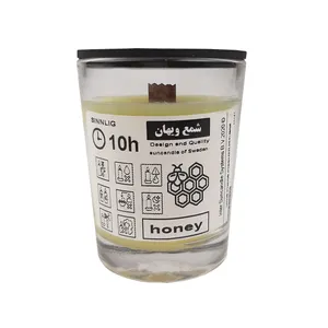  شمع لیوانی ویهان مدل سویا وکس رایحه عسل