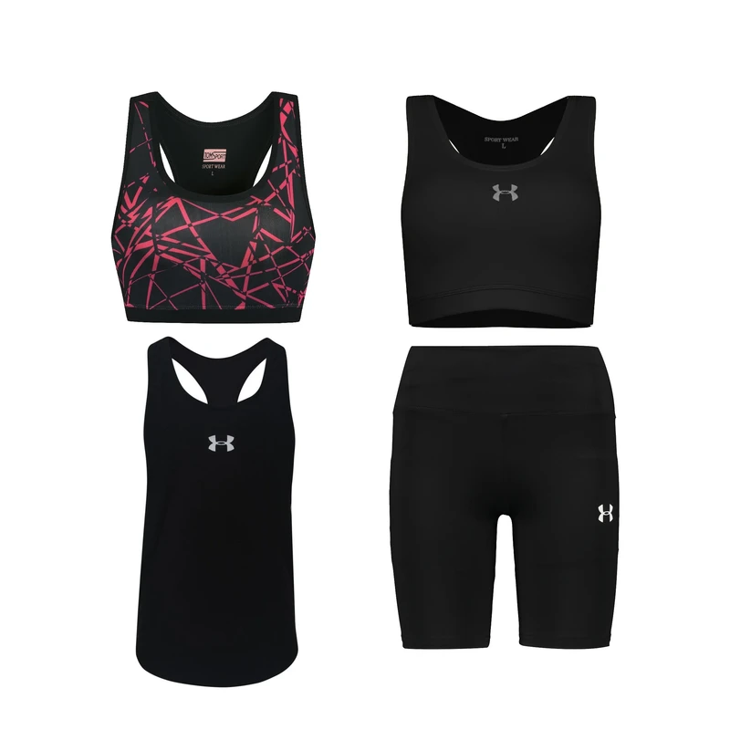 ست چهار تکه لباس ورزشی زنانه مدل 1801-1902-69-65