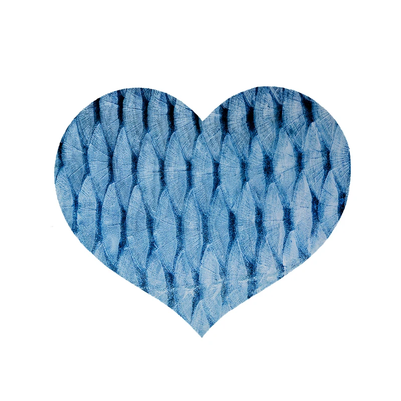 پادری مدل قلب طرح حصیری کد 9018 سایز 90x90 سانتی متر 