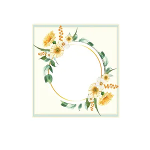 برچسب مدل گل دایره مجموعه 12عددی