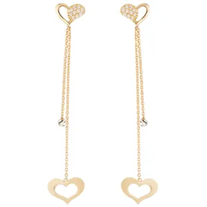 گوشواره طلا 18 عیار ماهک مدل ME0617