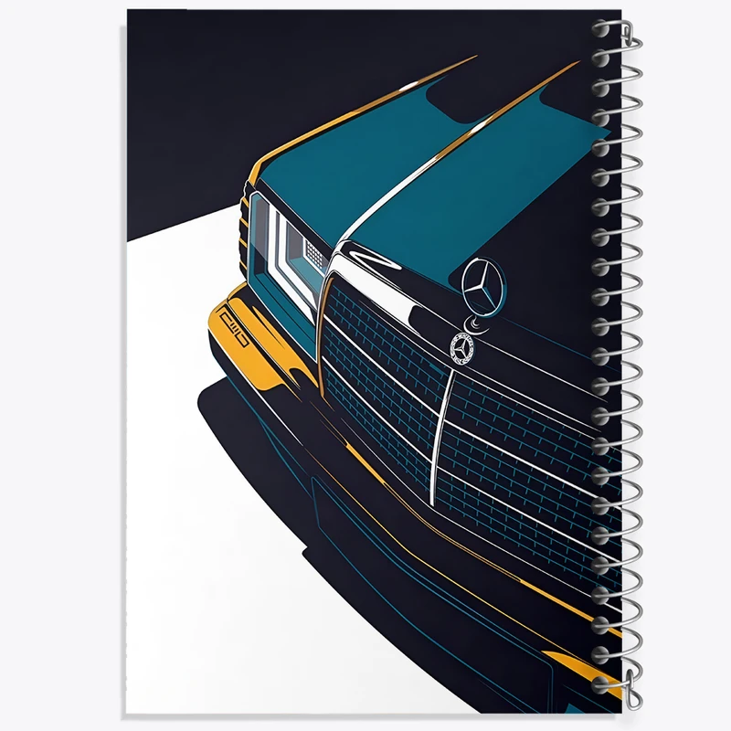 دفتر نقاشی 50 برگ خندالو طرح ماشین کلاسیک کد F5229