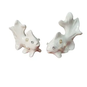 مجسمه طرح ماهی کد 3254 مجموعه 2 عددی