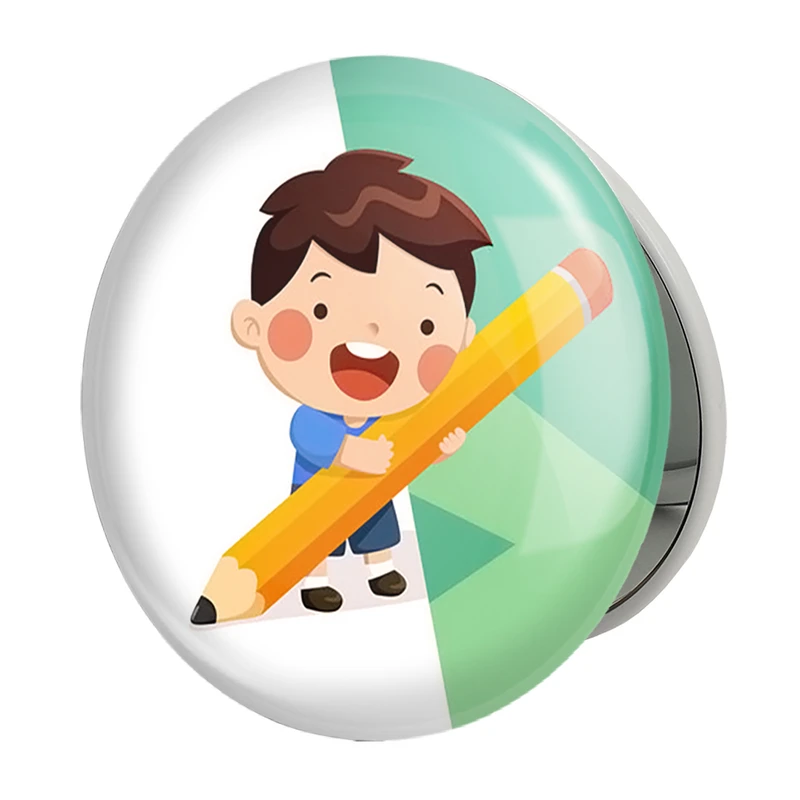 آینه جیبی خندالو طرح بازگشت به مدرسه مدل تاشو کد 30060