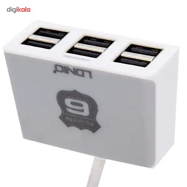 هاب USB شش پورت الدینیو مدل DL-H6