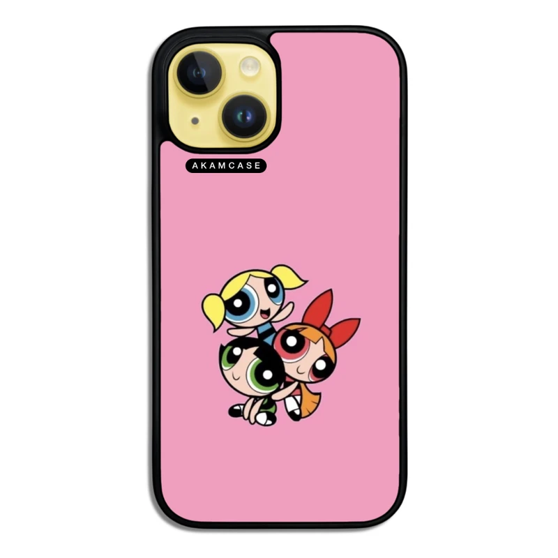 کاور آکام مدل AMCWA15-POWERPUFF GIRLS11 مناسب برای گوشی موبایل اپل iPhone 15