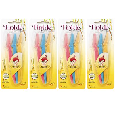 نقد و بررسی تیغ ابرو تینکل مدل LI-01B3 مجموعه 4 عددی توسط خریداران