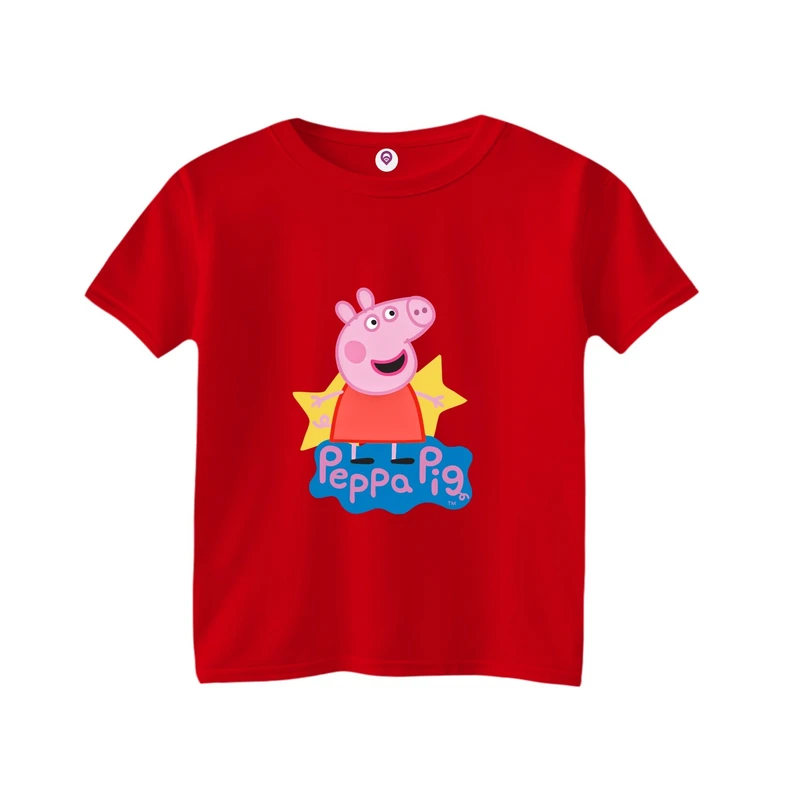 تی شرت آستین کوتاه بچگانه مدل پپاپیگ کد 02