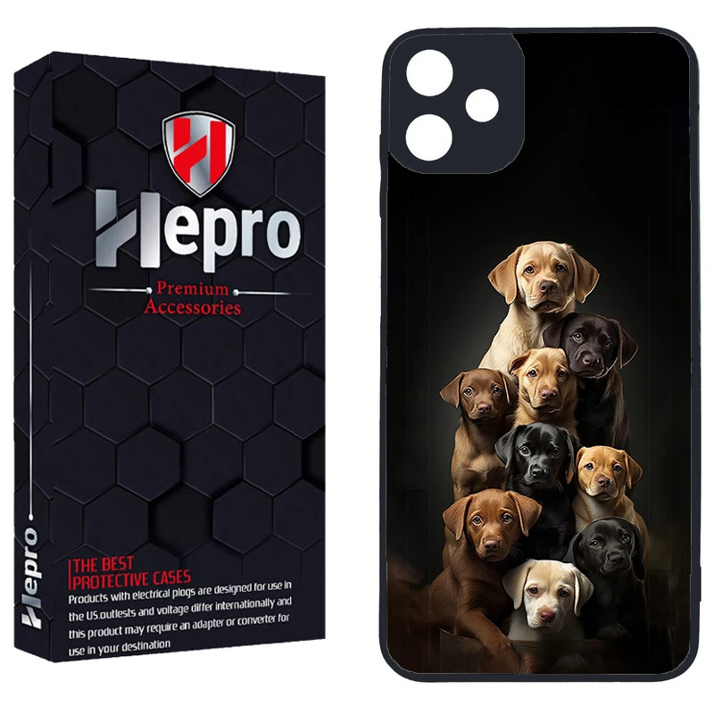 کاور هپرو طرح سگ کد TPU-378 مناسب برای گوشی موبایل سامسونگ Galaxy A05