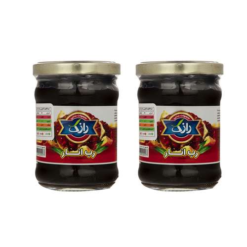رب انار رازک - 250 گرم بسته 2 عددی