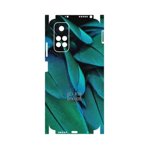 MAHOOT Green Feather-FullSkin Cover Sticker for Xiaomi Redmi Note 11