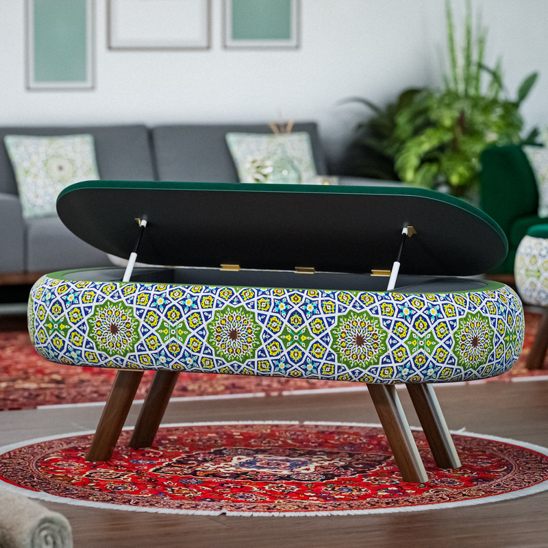پاف مدل نیمکتی کد AK-67 120