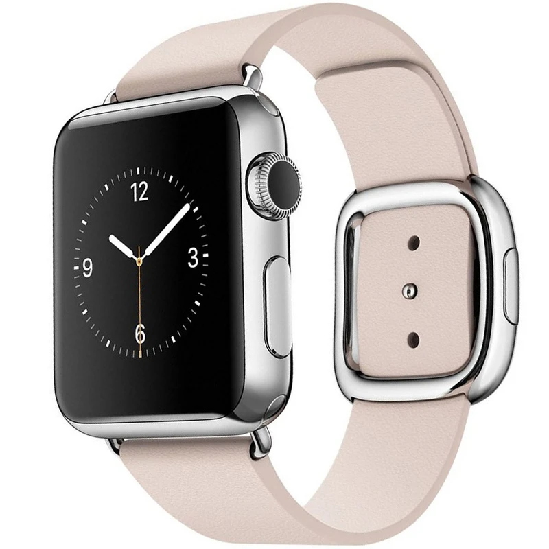 ساعت مچی هوشمند اپل واچ مدل 38mm Stainless Steel Case with Pink Modern Buckle