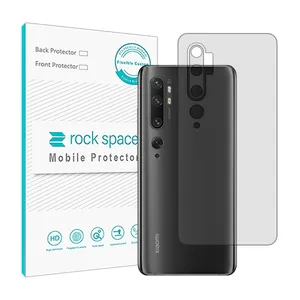 Transparent Rockspace HyGEL model phone back protector suitable for Xiaomi Mi Note 10 Pro mobile phone